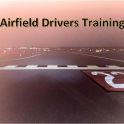 Prior to driving on the airfield all drivers must